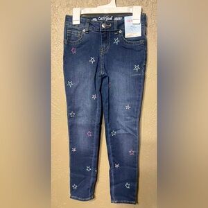 NWT BRAND NEW Girls CAT&JACK Super Stretch Skinny Jeans with Adjustable Waist